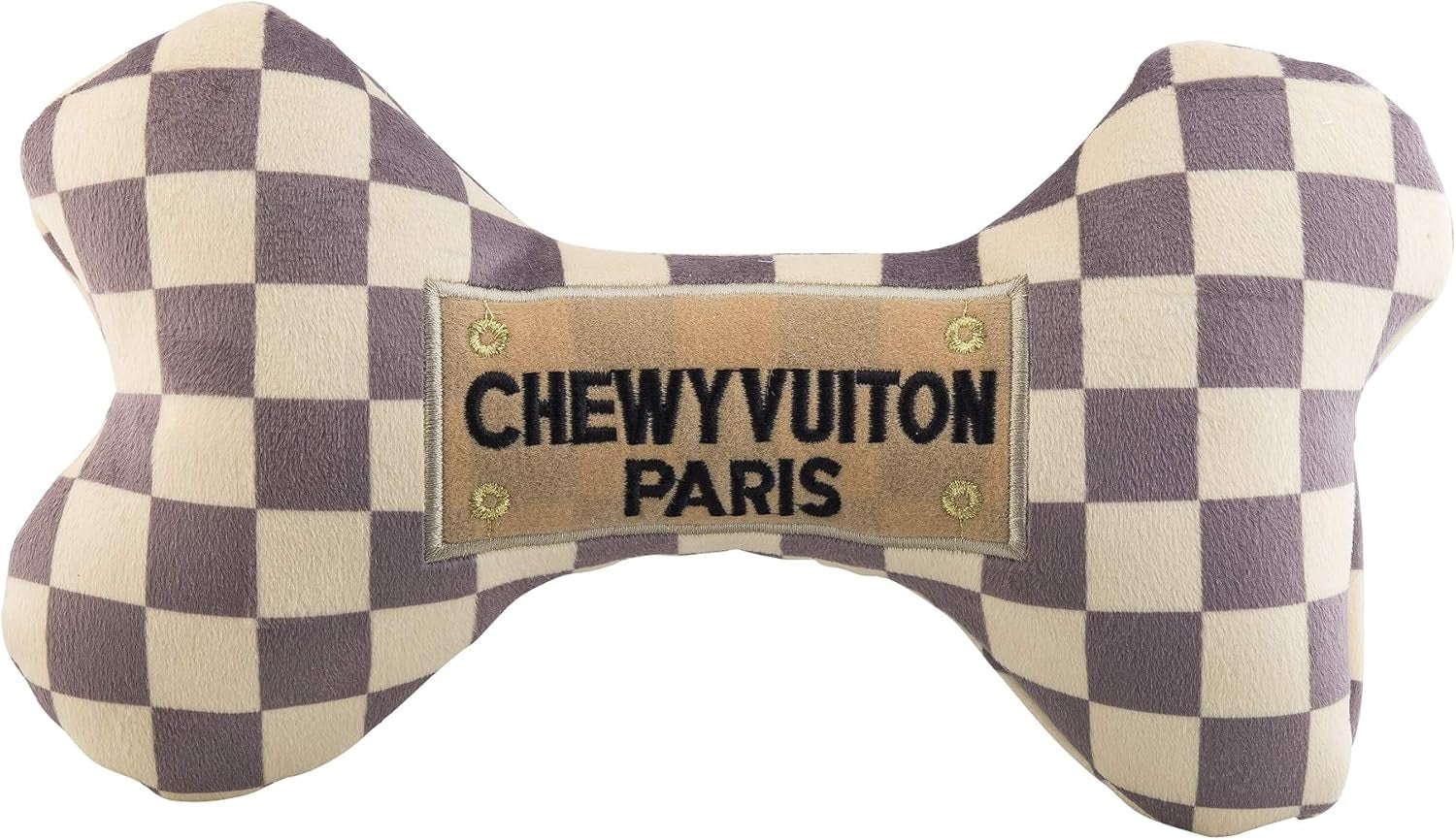 Chewy Vuiton Bone - Check Brown 