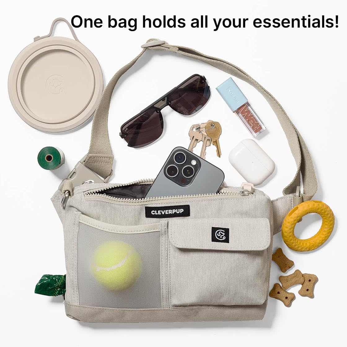 Hands-Free Dog Walking & Training Bag