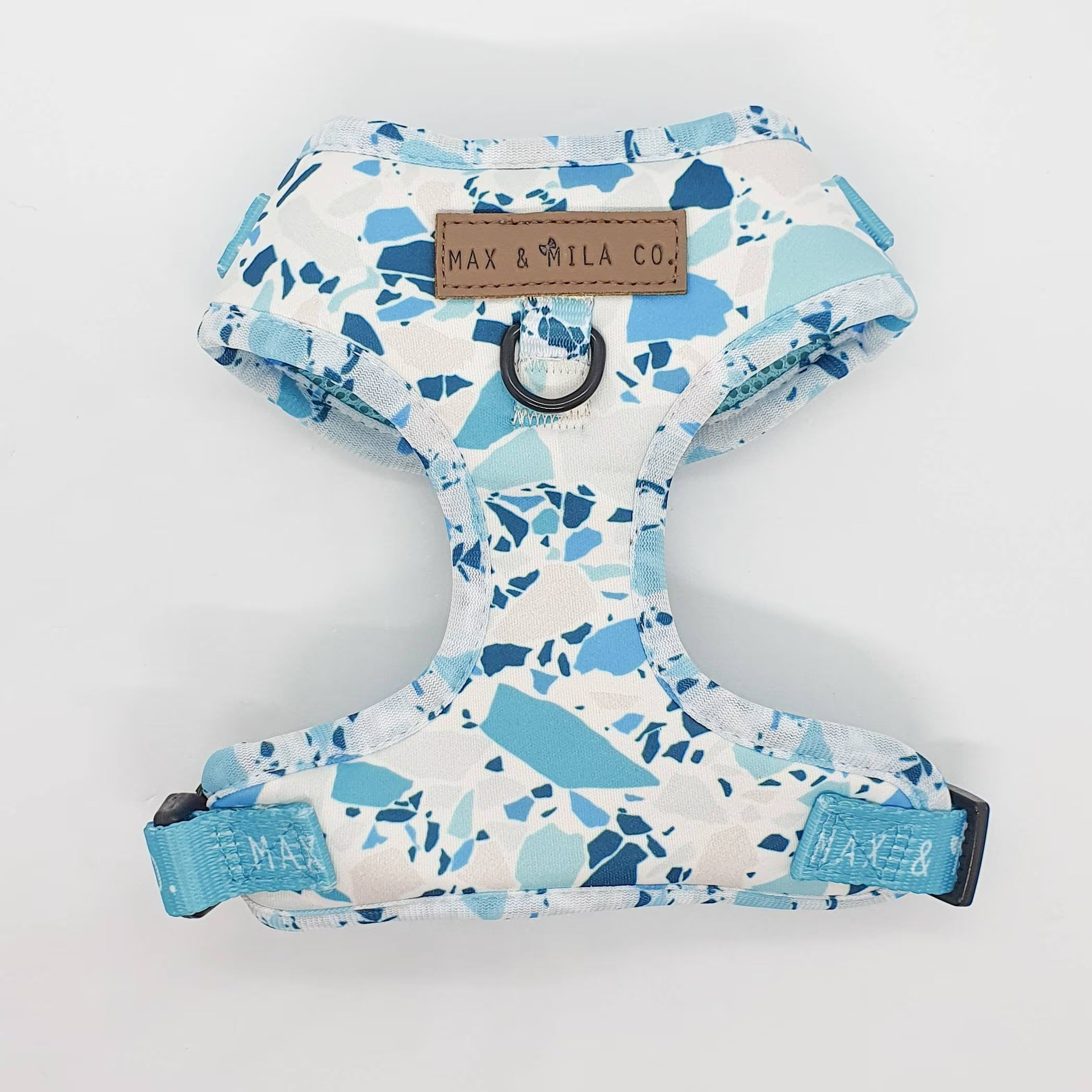 Sky Terrazzo Designer Dog Harness Set