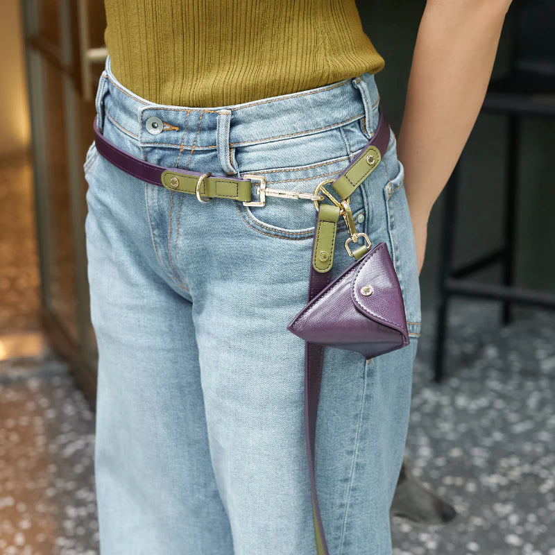 Purrble Leather Poop Bag