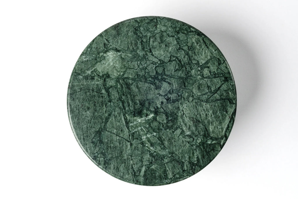 Verde Vivante Indian Green Marble Pet Bowl: Luxury Dog Bowl