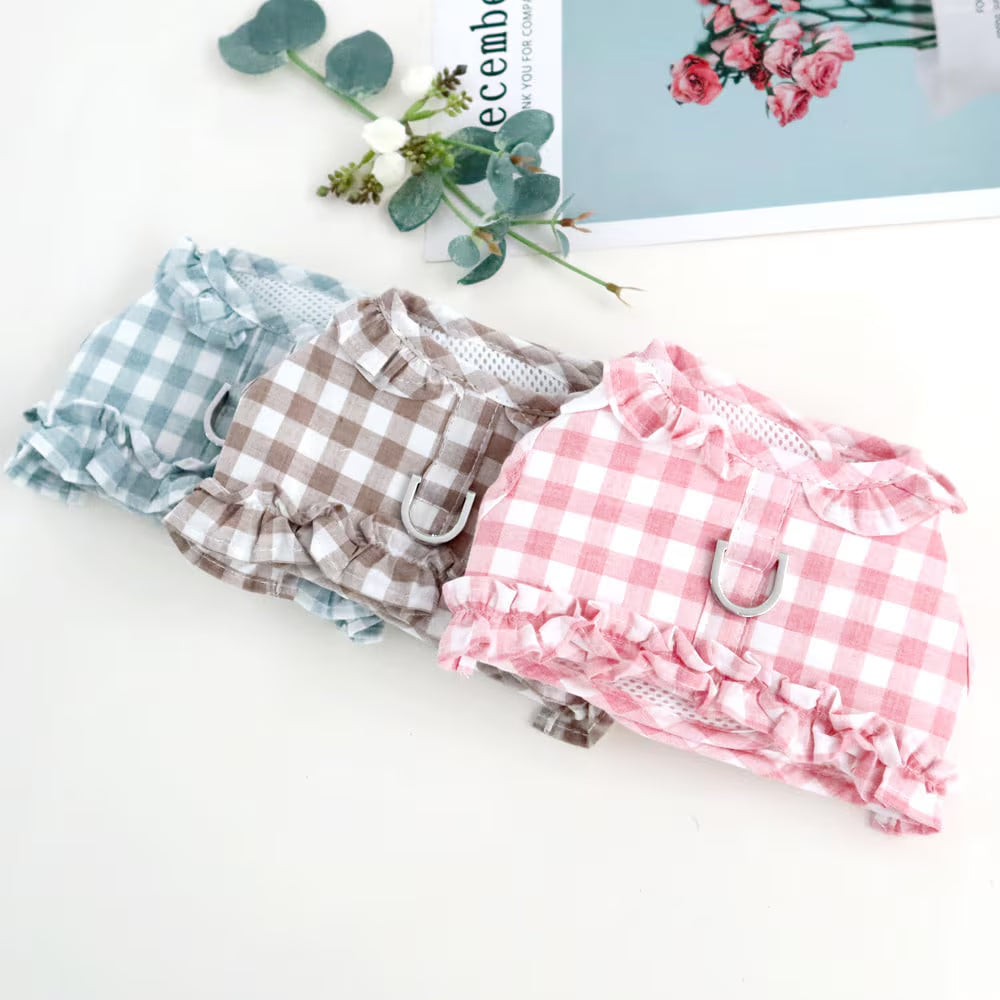 The Gingham Frill Harness
