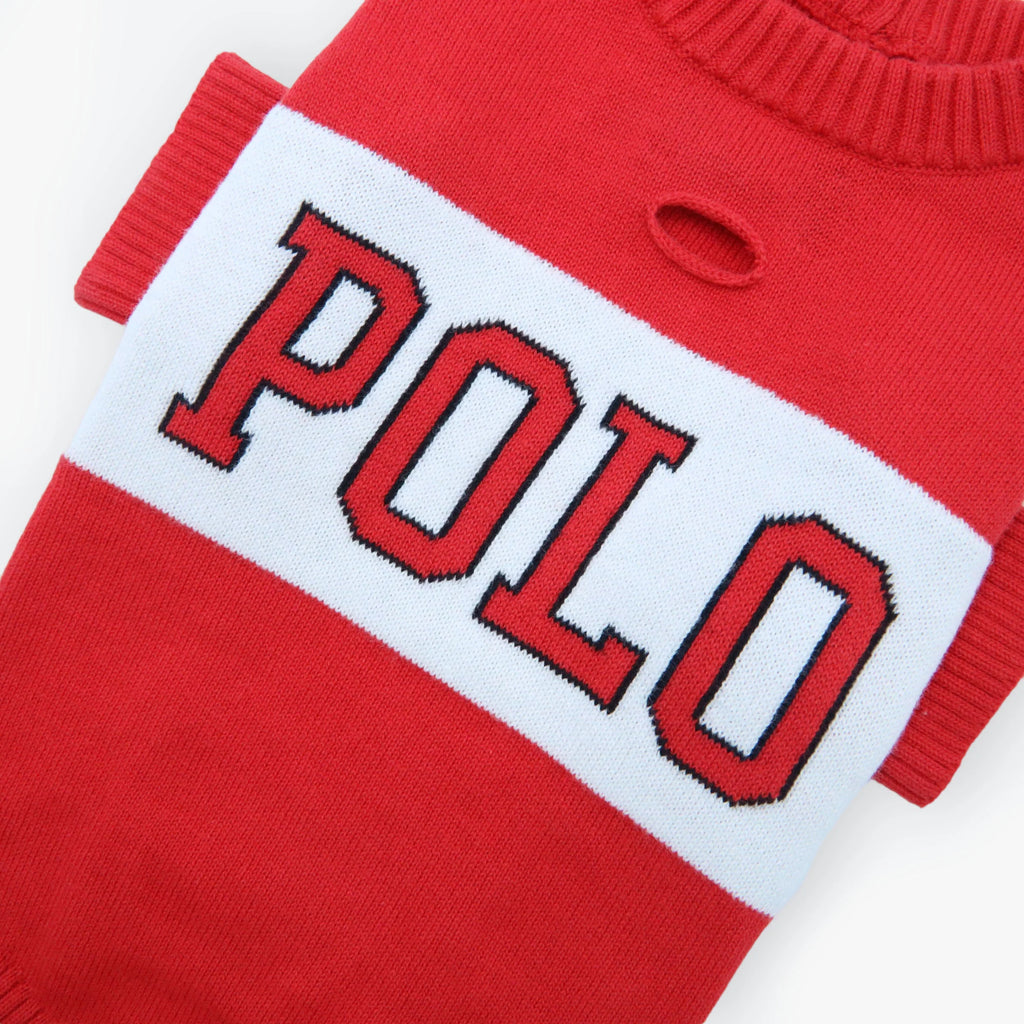 Polo Ralph Lauren Dog Polo Jacquard Cotton Crew Neck