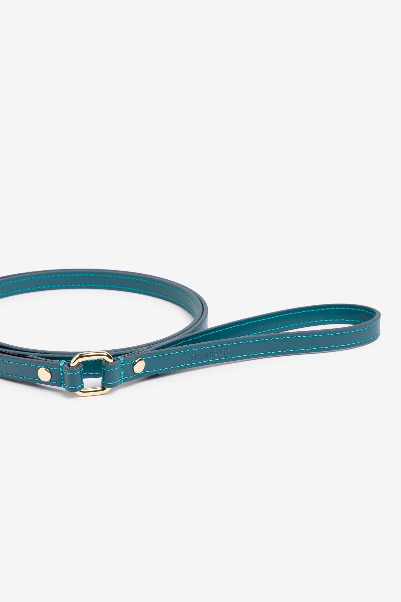 Navy Blue Leather Nara Dog Lead
