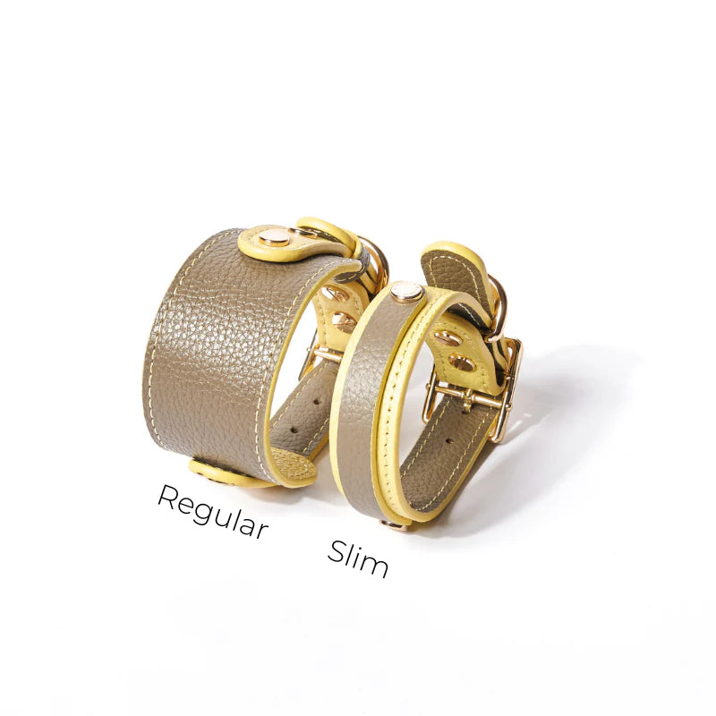 Rosy Leather Collar