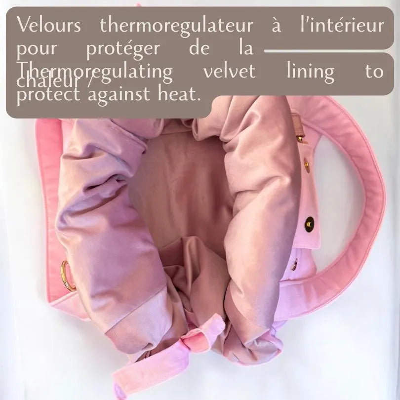 Luxury Pink Swarovski Dog Carrier Bag