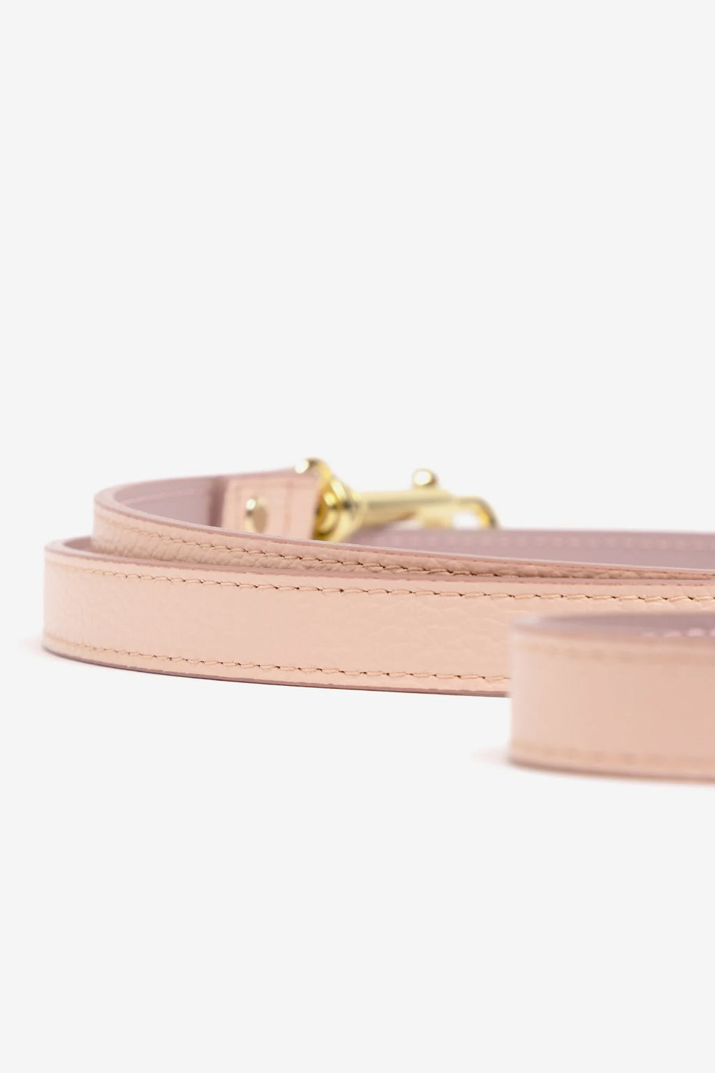 Peach Leather Juno Dog Lead