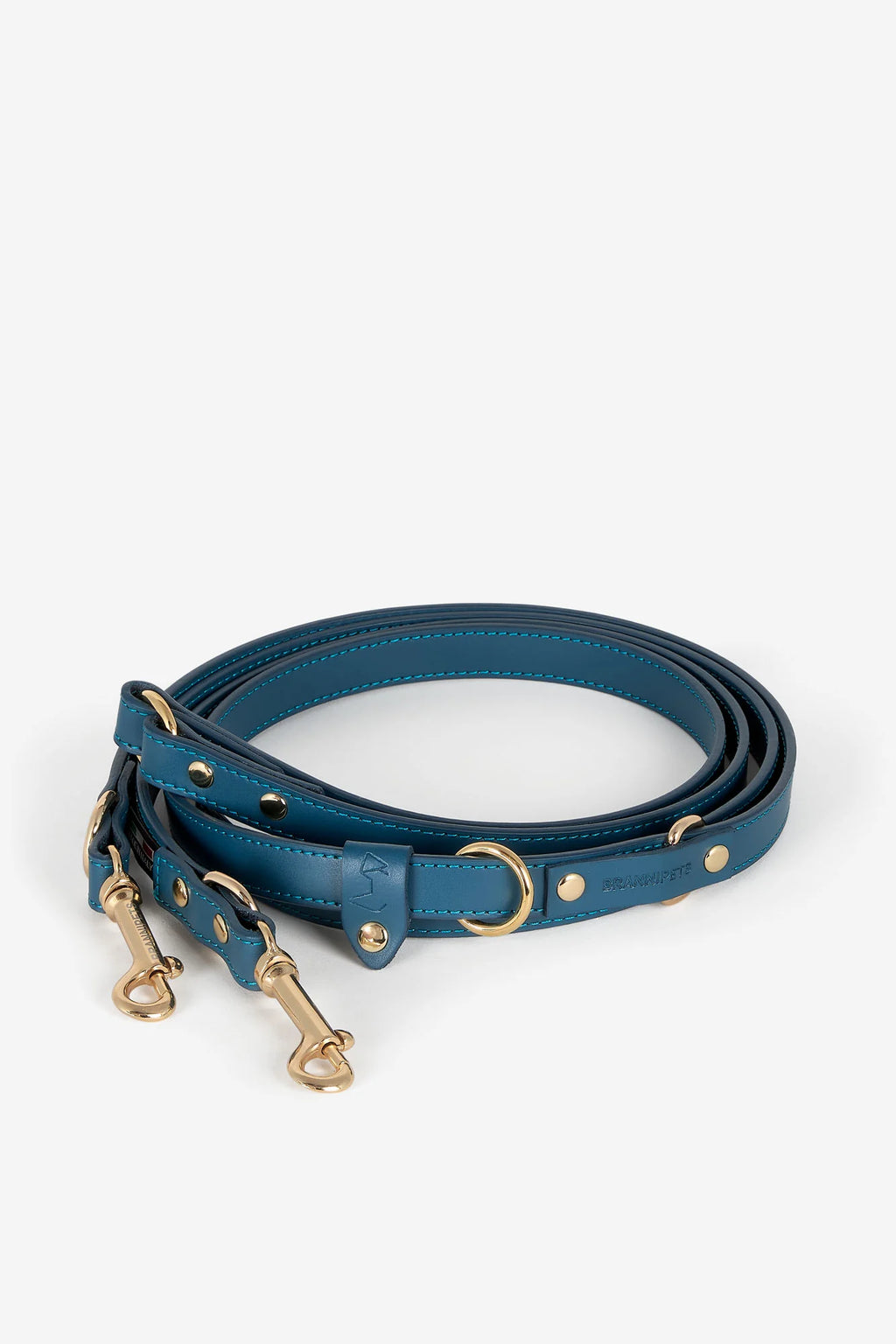 Navy Blue Leather Nara Dog Lead