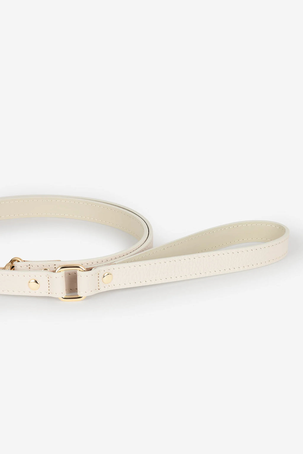 White Leather Juno Dog Lead