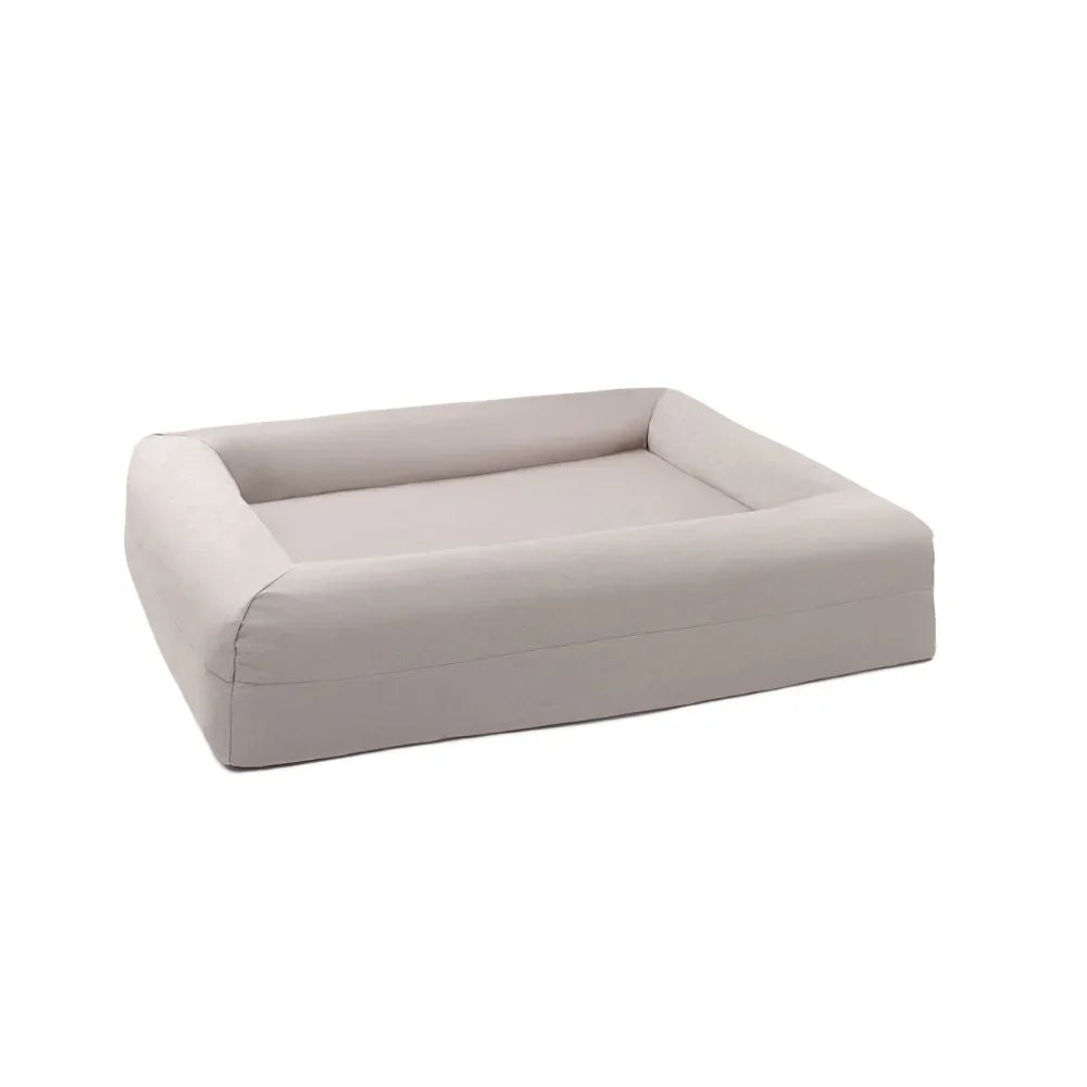 Cooling Dog Bed - Stone Grey Memory Foam