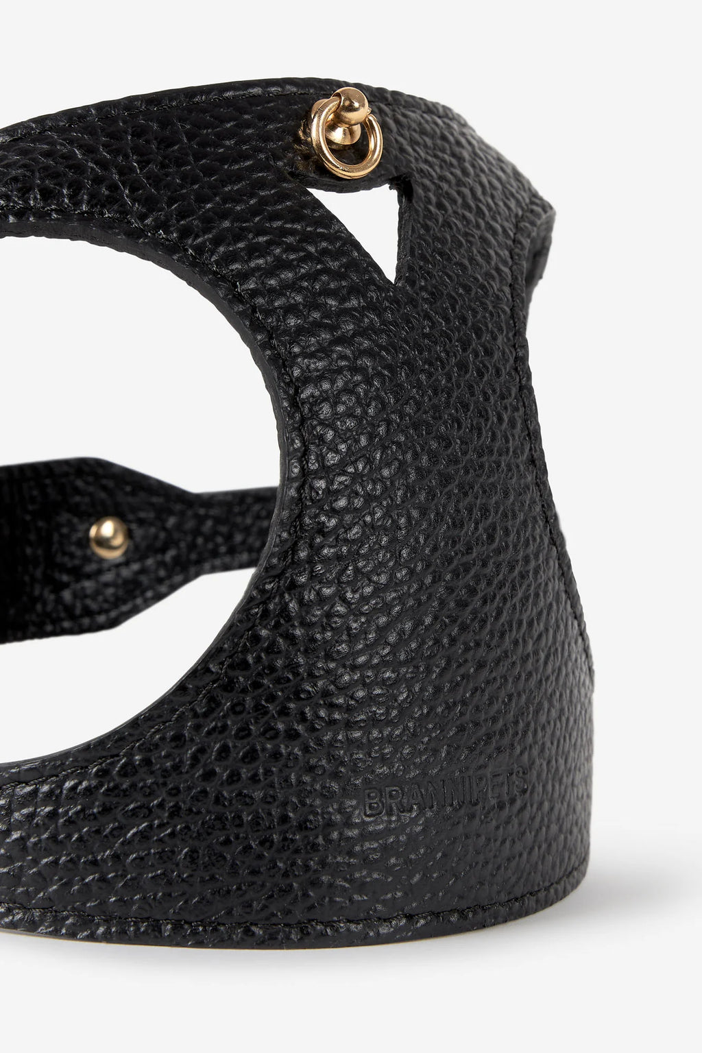Black Leather Juno Dog Harness