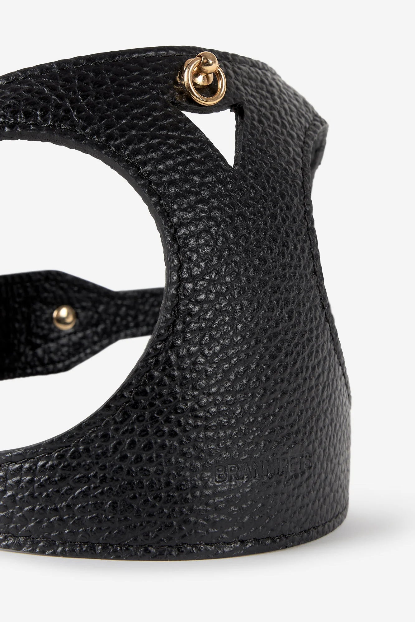 Black Leather Juno Dog Harness