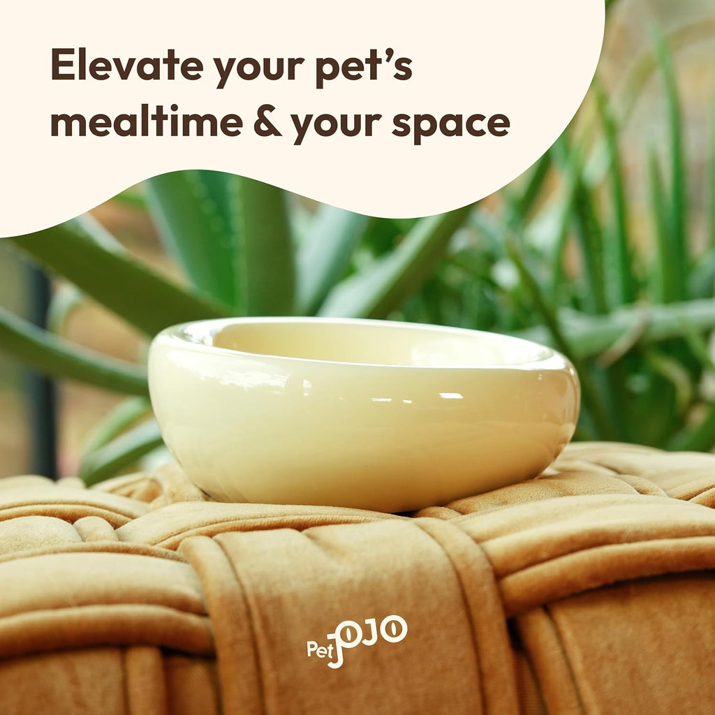 The Pebble Pet Bowl - Deep Yellow