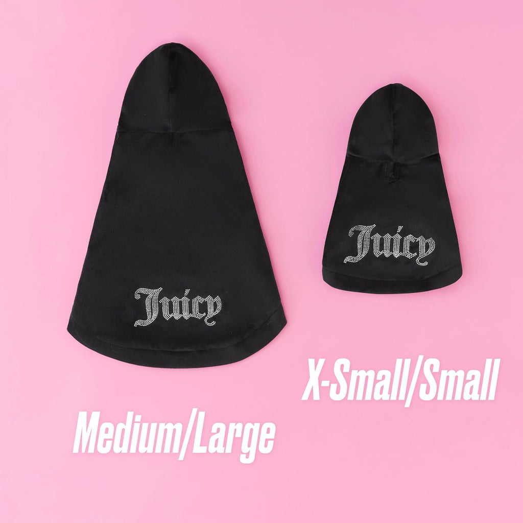 Juicy Couture - Hooded Pet Juicy Bling Velour Tracksuit