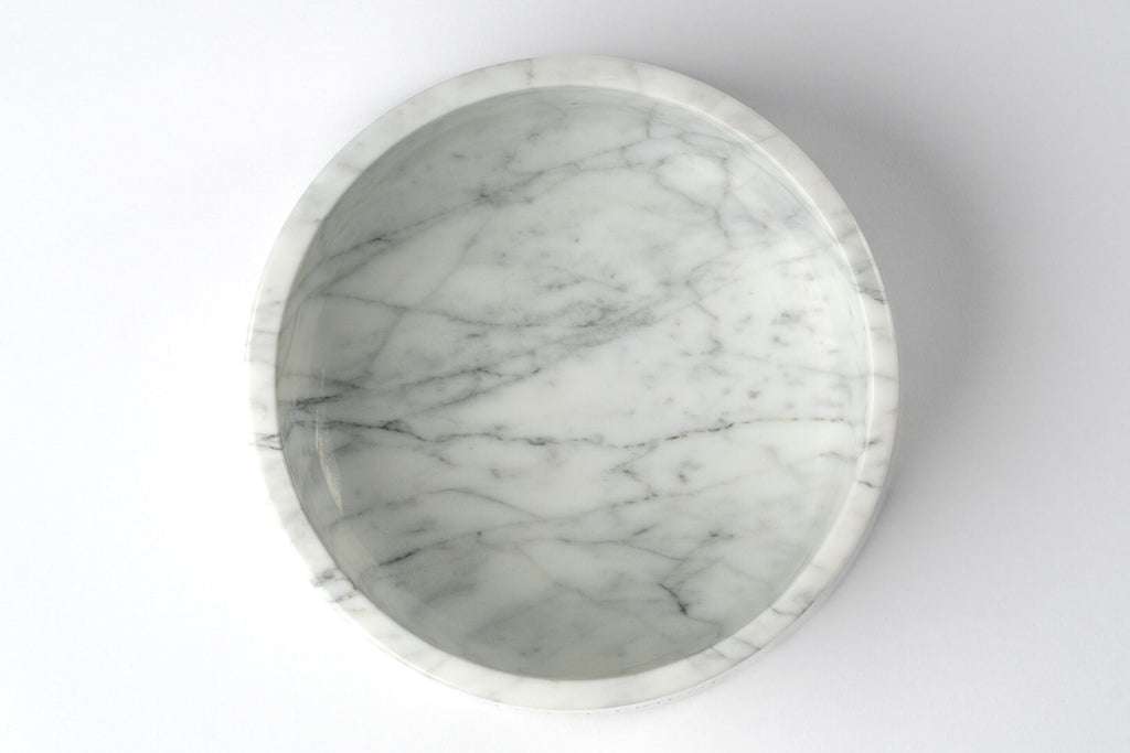 Corchia Perlato Marble Pet Bowl: Luxury Dog Bowl