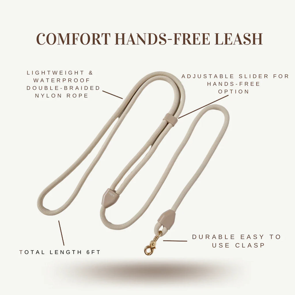 Comfort Teddy Harness/Leash Set- Toffee