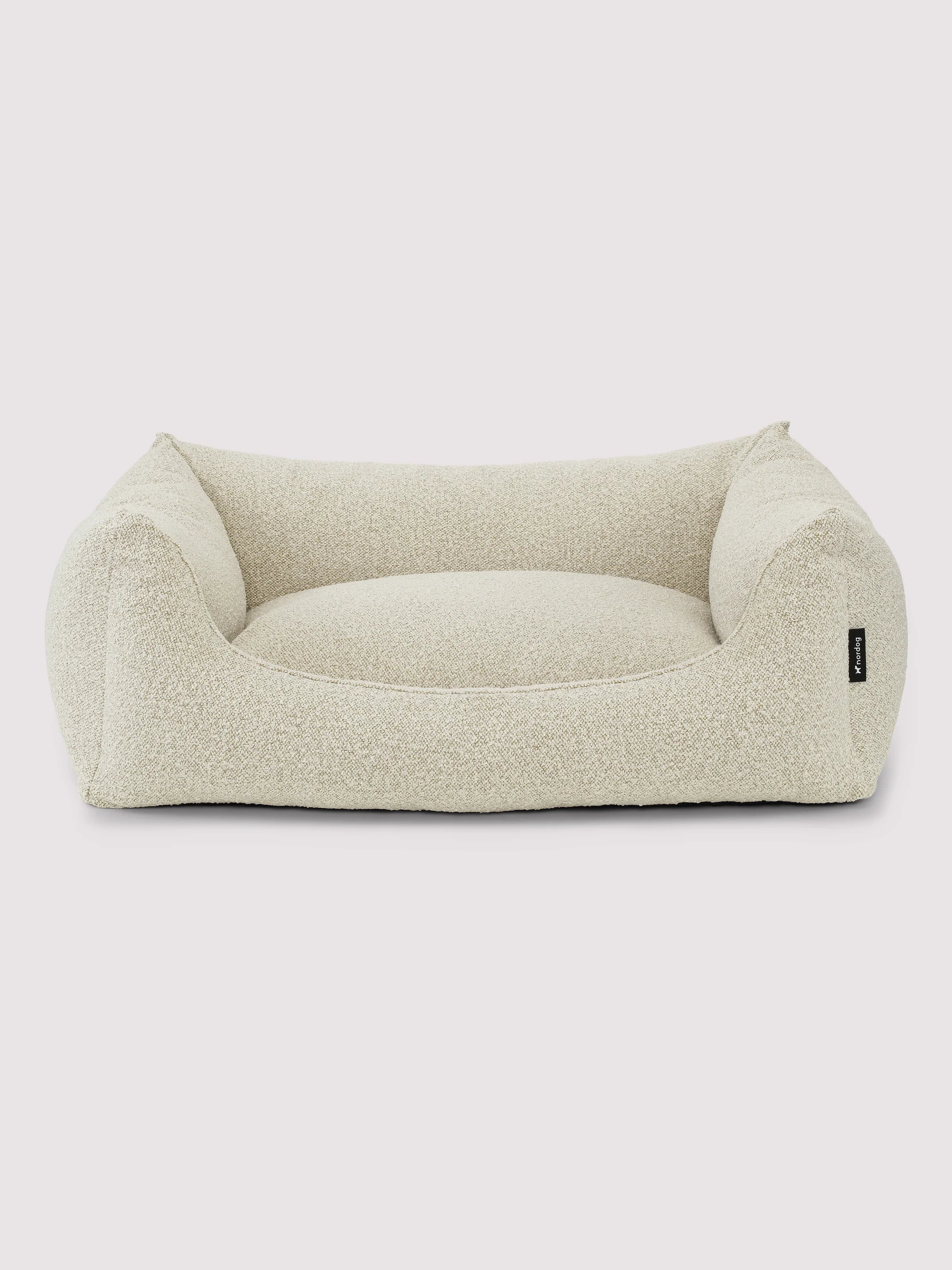 BILLY Bouclé Dog Bed Beige