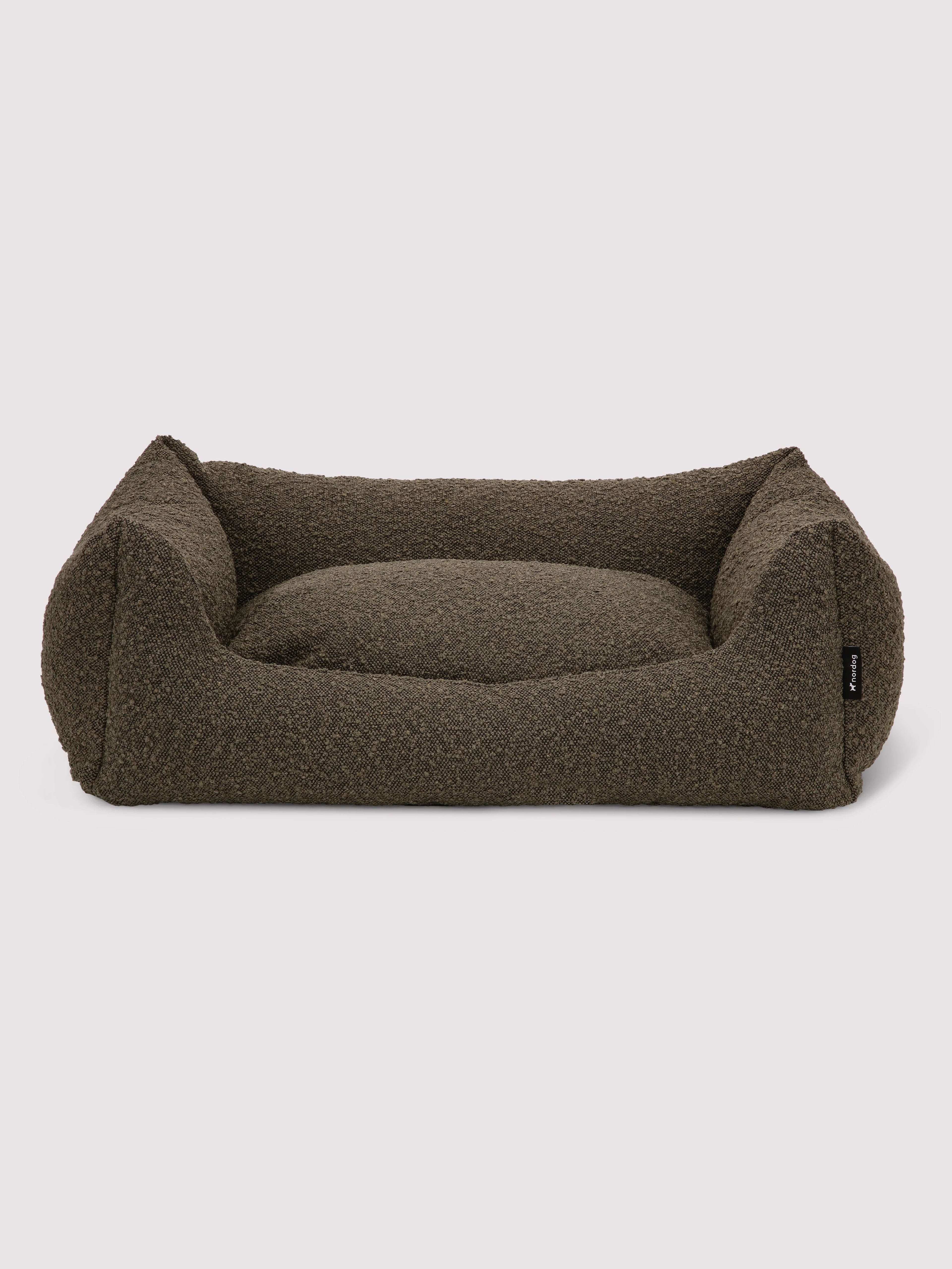 BILLY Bouclé Dog Bed Mocca