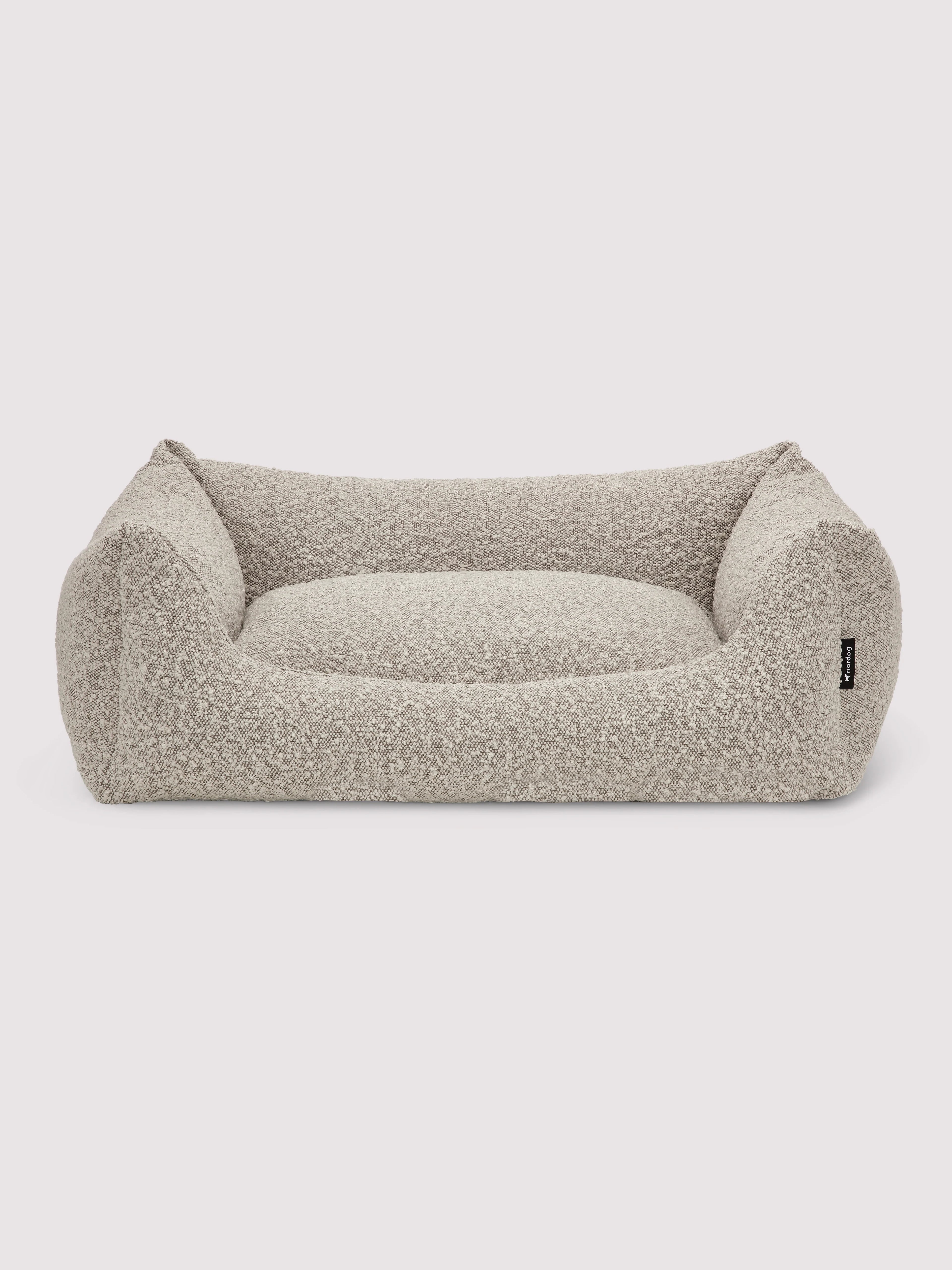 BILLY Bouclé Dog Bed Taupe