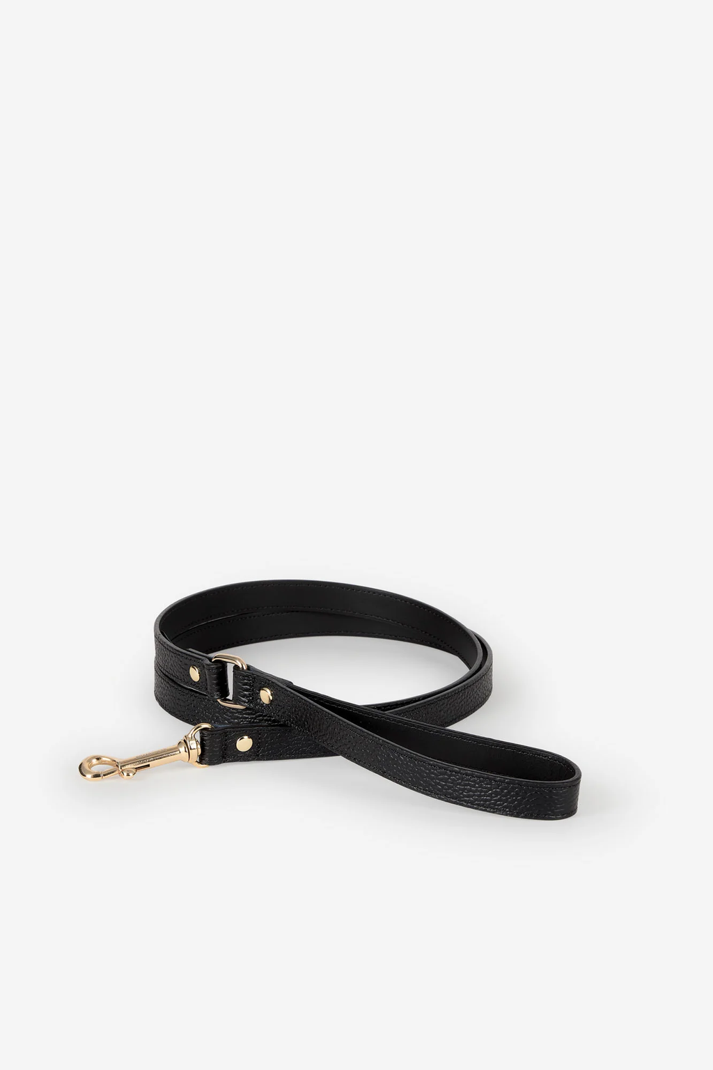 Black Leather Juno Dog Lead |