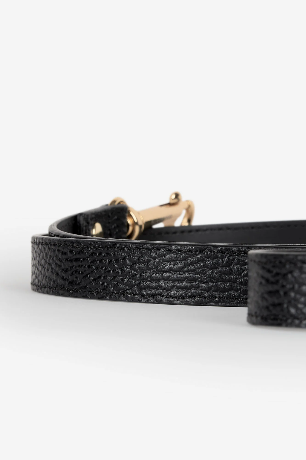 Black Leather Juno Dog Lead |