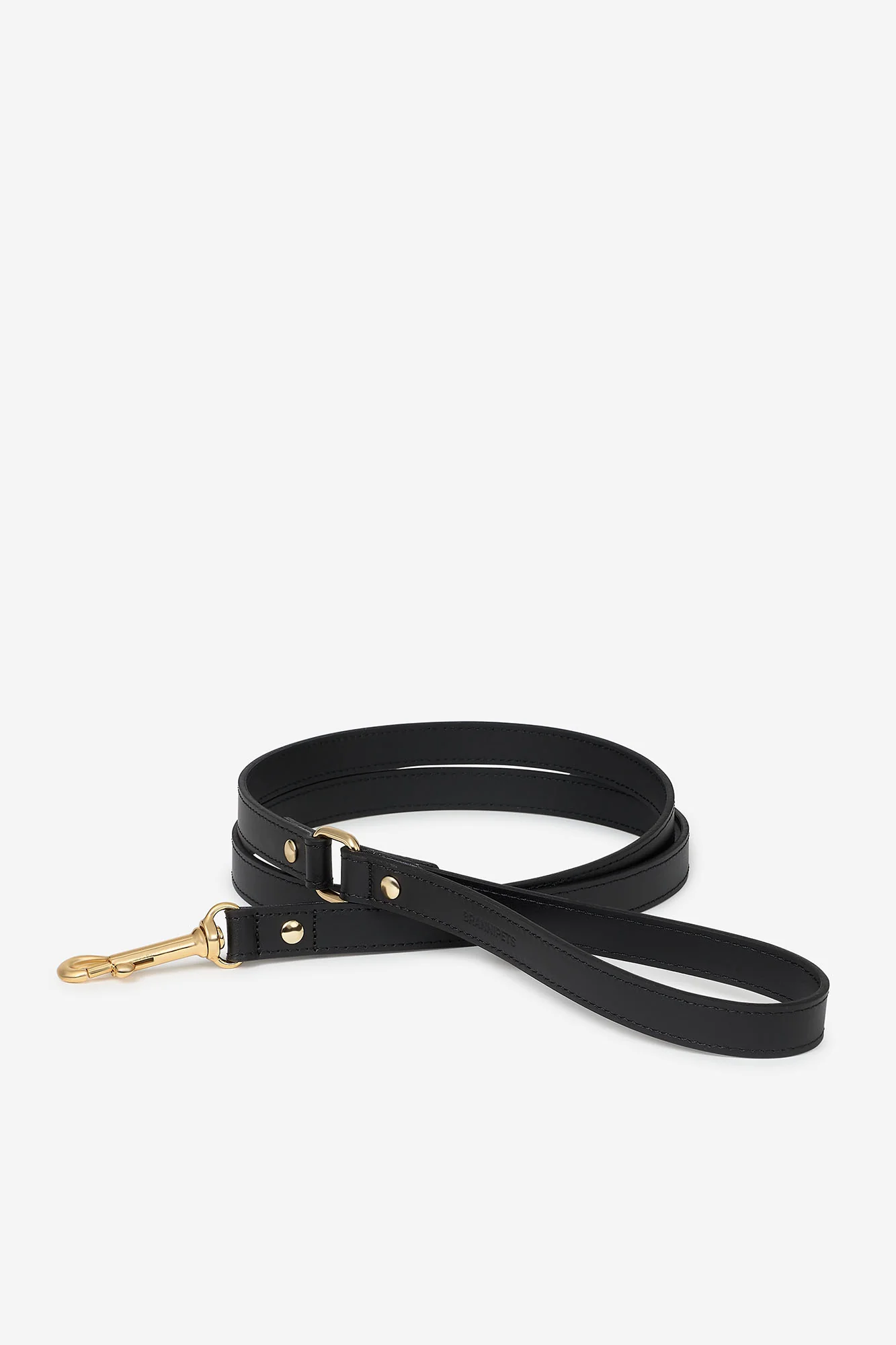 Black Leather Nara Dog Lead
