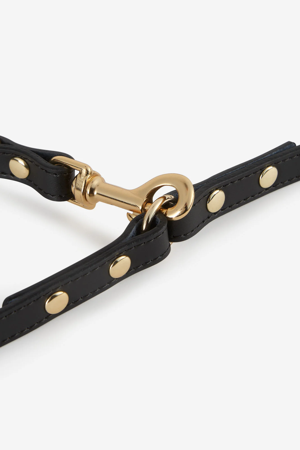 Black Leather Nara Dog Lead