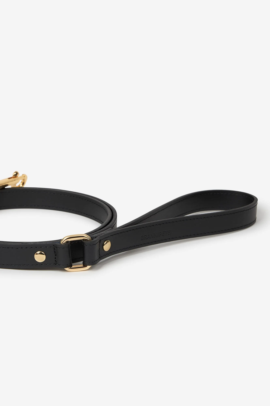 Black Leather Nara Dog Lead