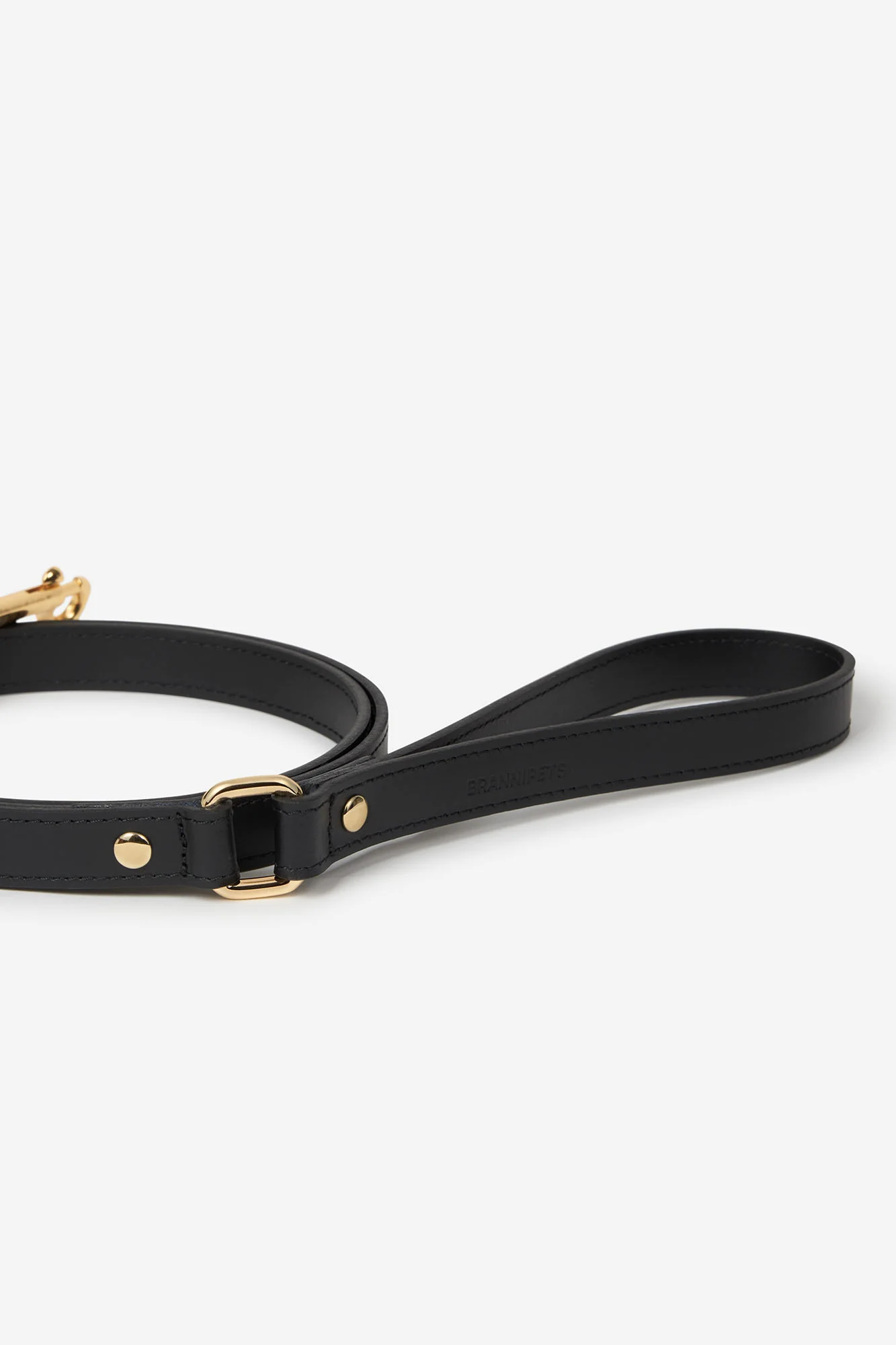 Black Leather Nara Dog Lead