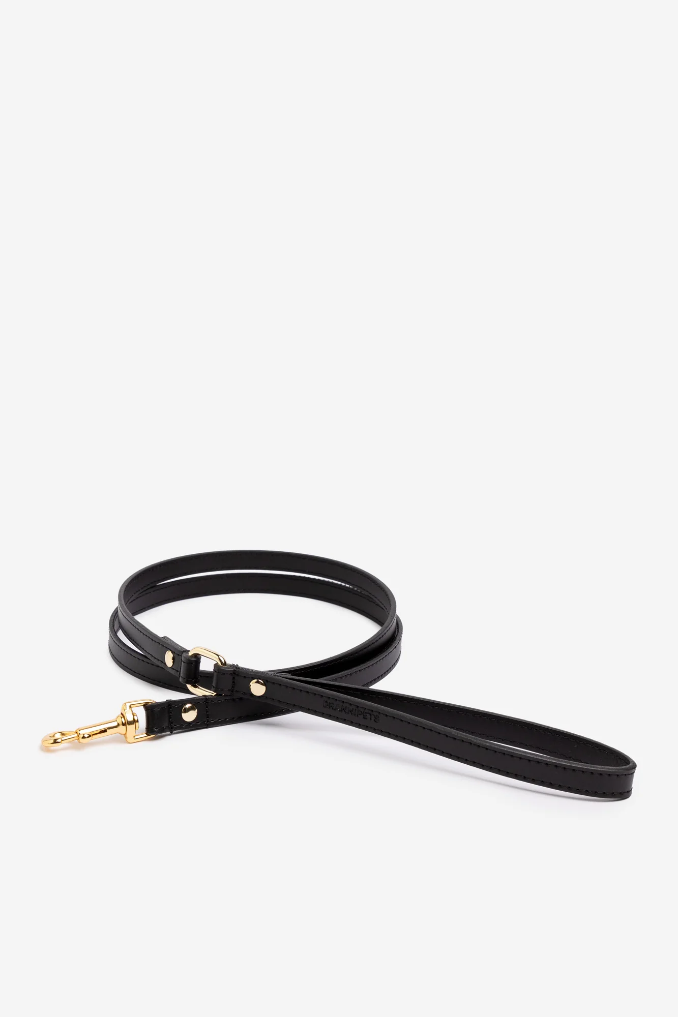 Black Leather Nara Dog Lead