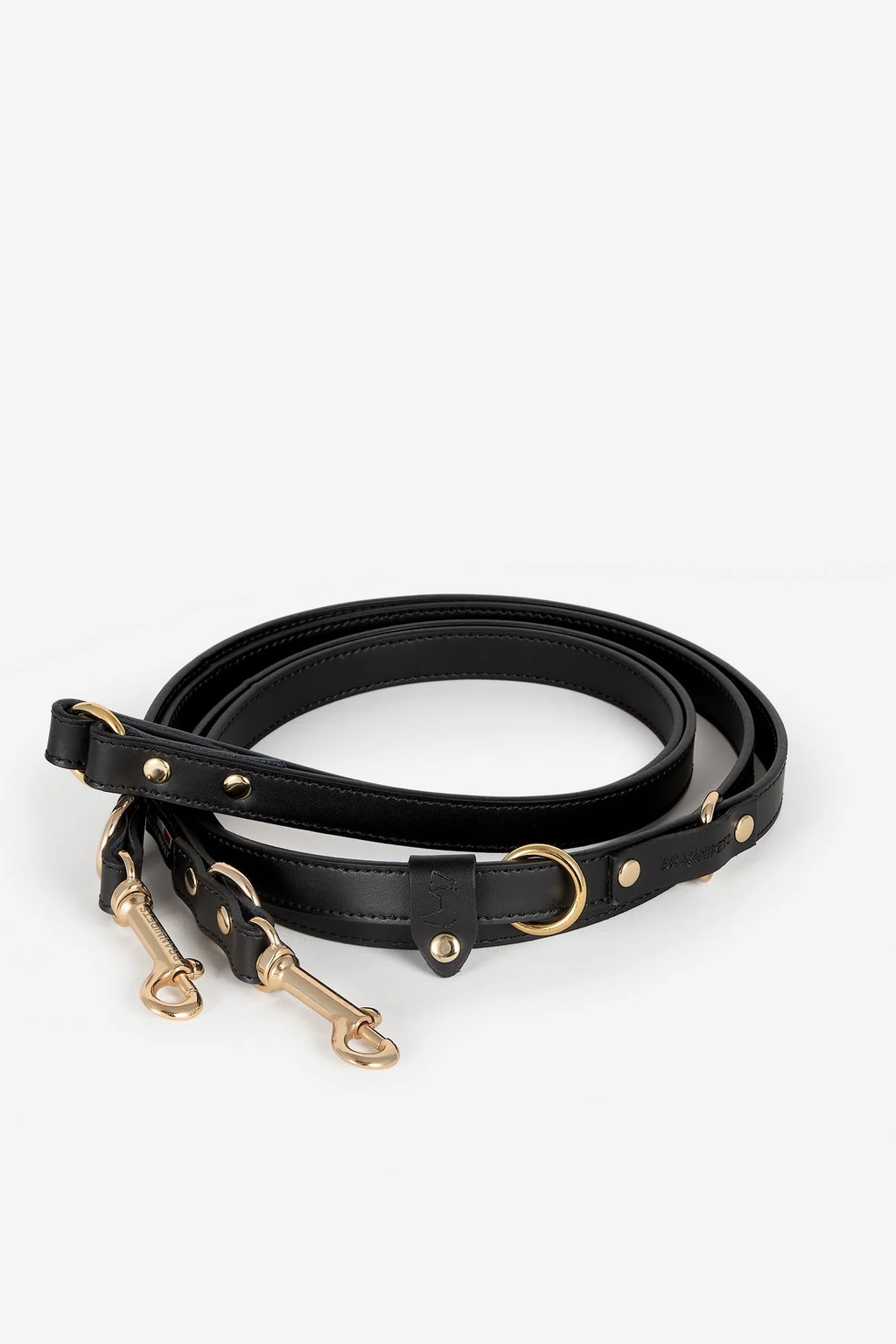 Black Leather Nara Dog Lead