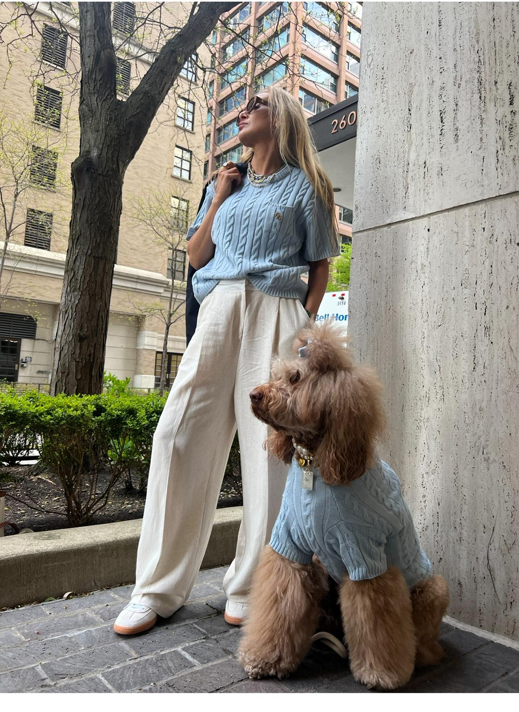 Cablette Blue Dog Shirt