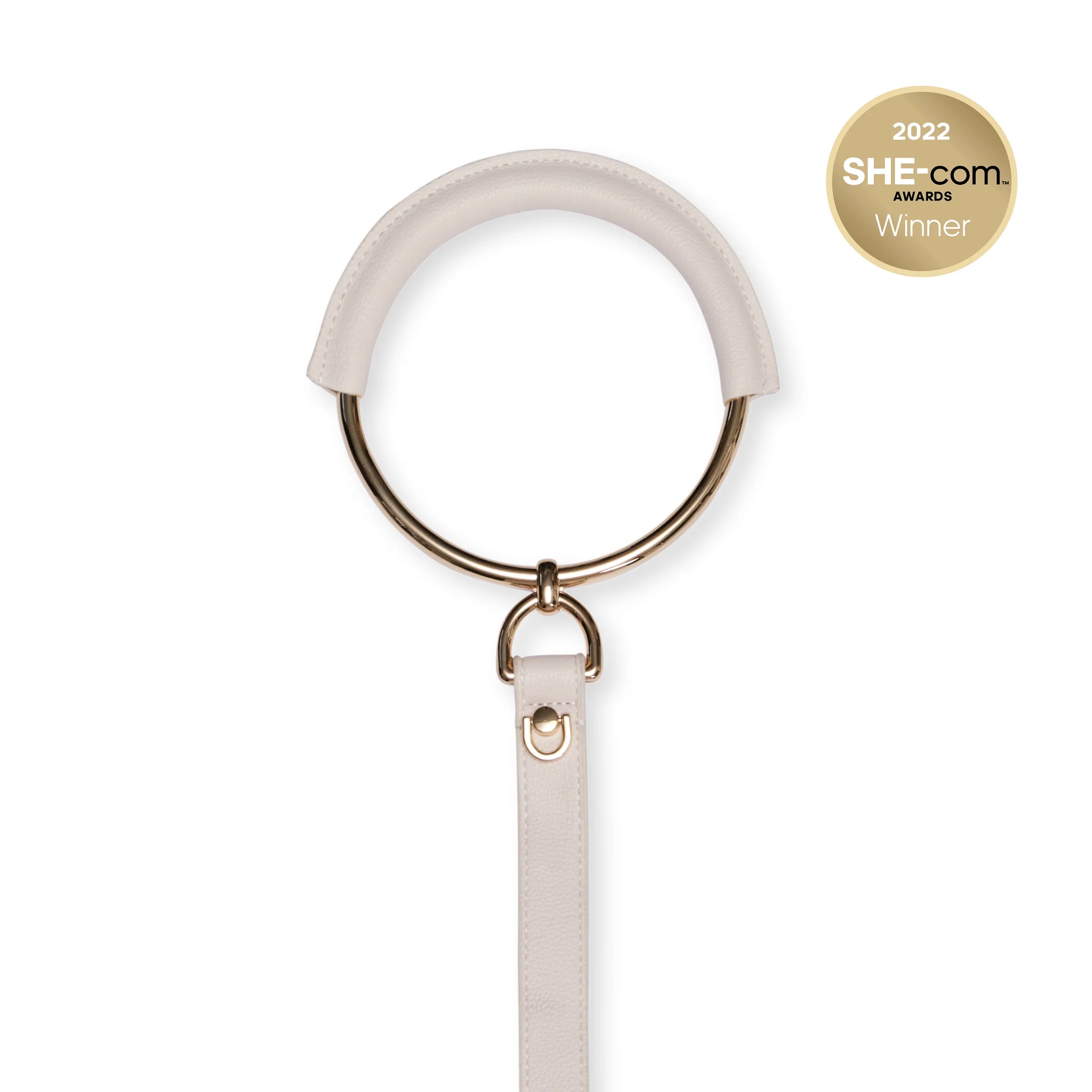 Signature Circle Dog Lead - Cream