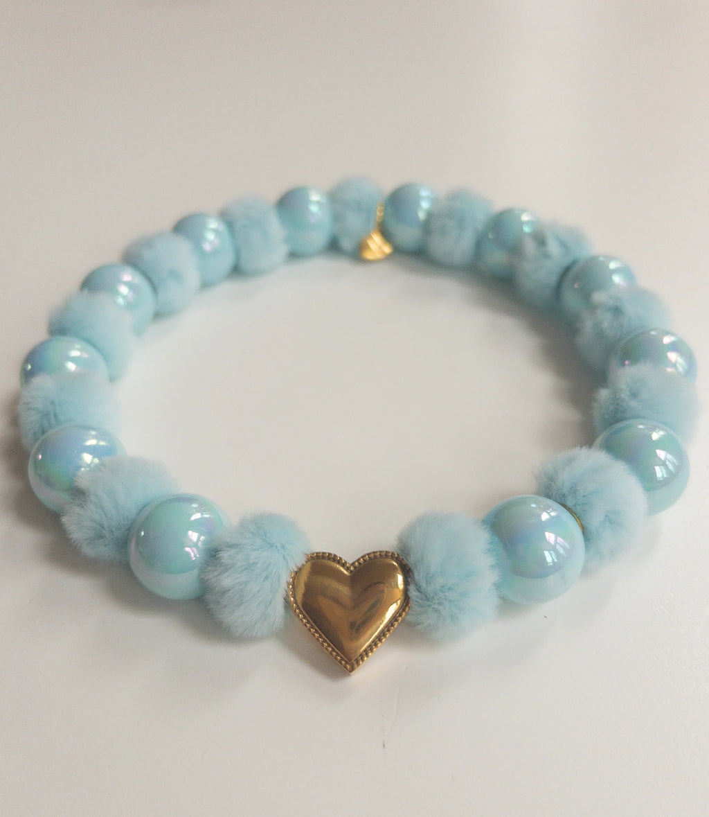 Silky Fluffy Bluebell Necklace