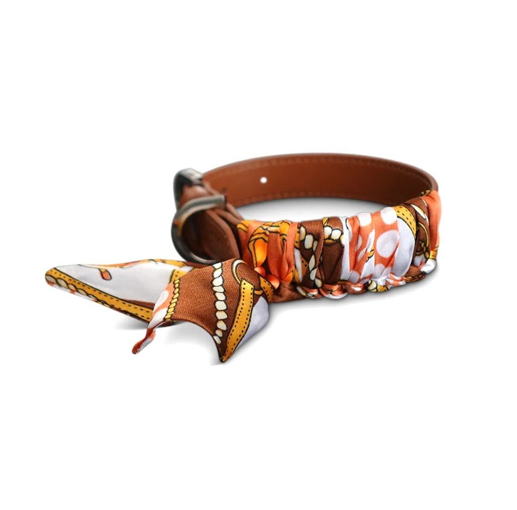 Dog Collar Twilly Classy - Cognac