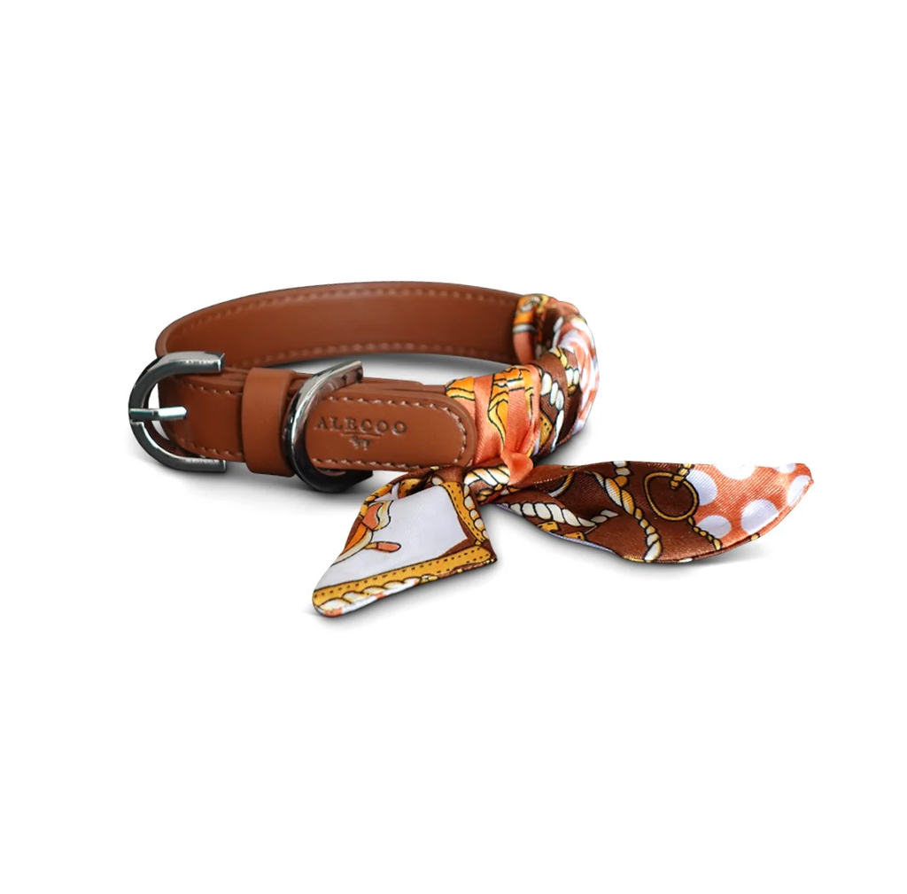 Dog Collar Twilly Classy - Cognac