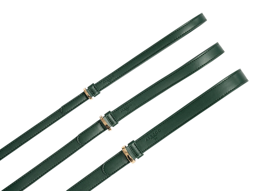 Dog Leash Classy Dark Green - Gold