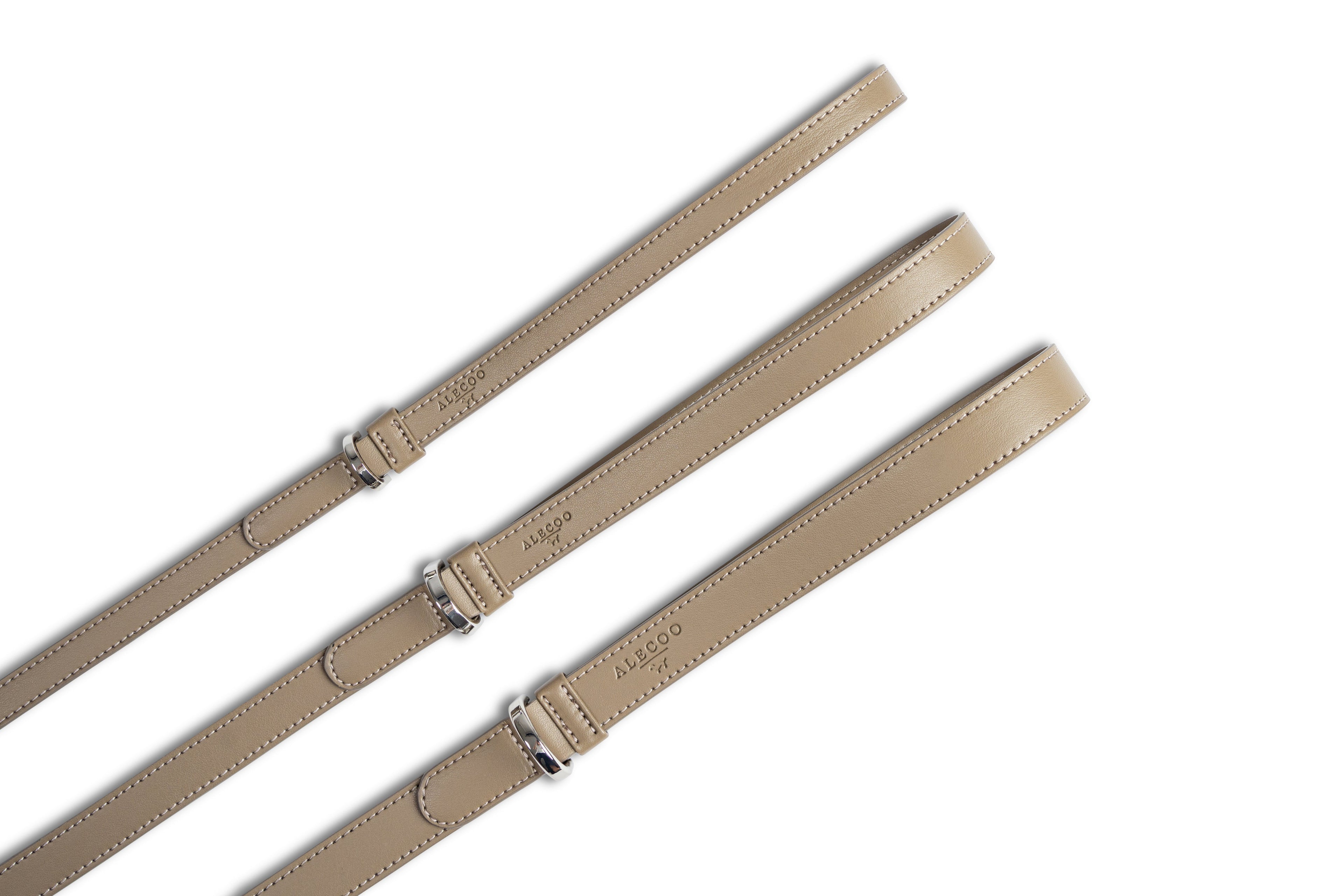 Dog Leash Classy Sand - Silver