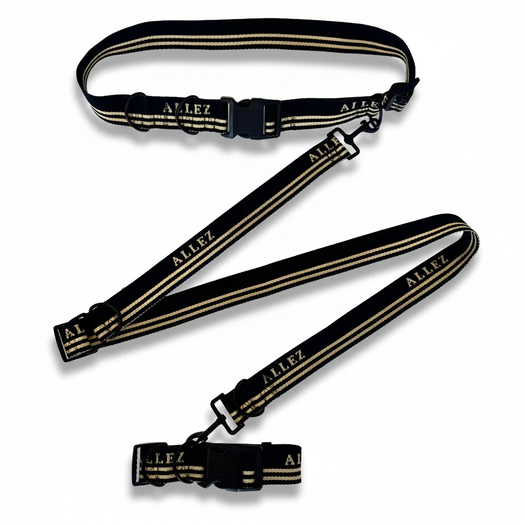 Hands Free Dog Walking Belt, Lead & Collar Bundle - Heavy Duty ADVENTURE