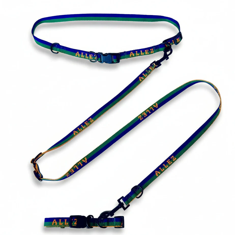 Hands Free Dog Walking Belt, Lead & Collar Bundle - Light Weight SPORT