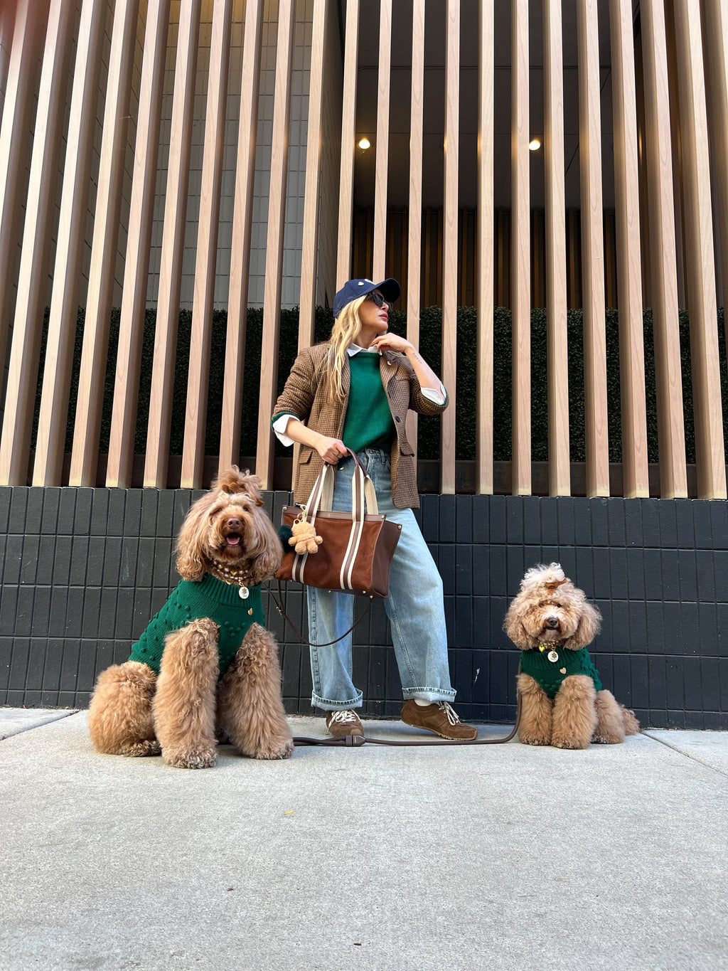 Heartknit Dog Sweater - Evergreen