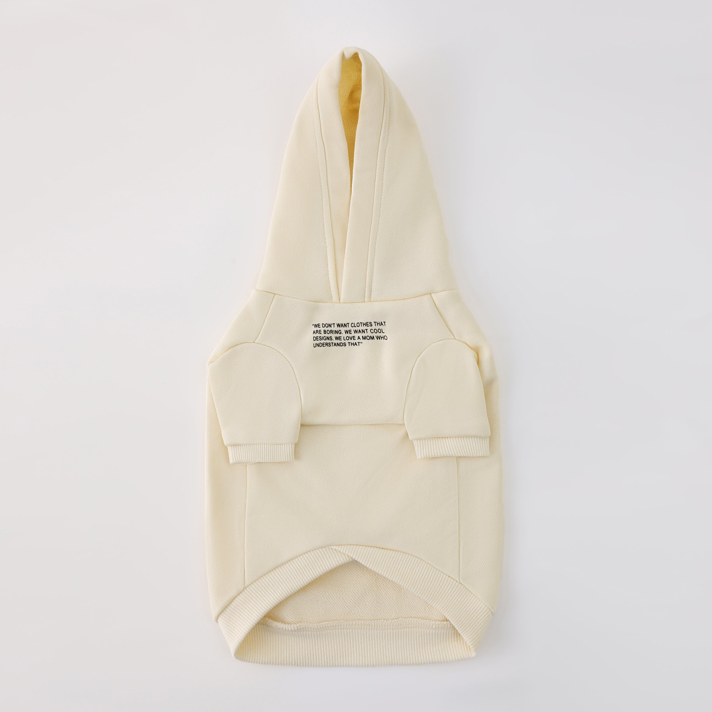 Hoodie with Slogan