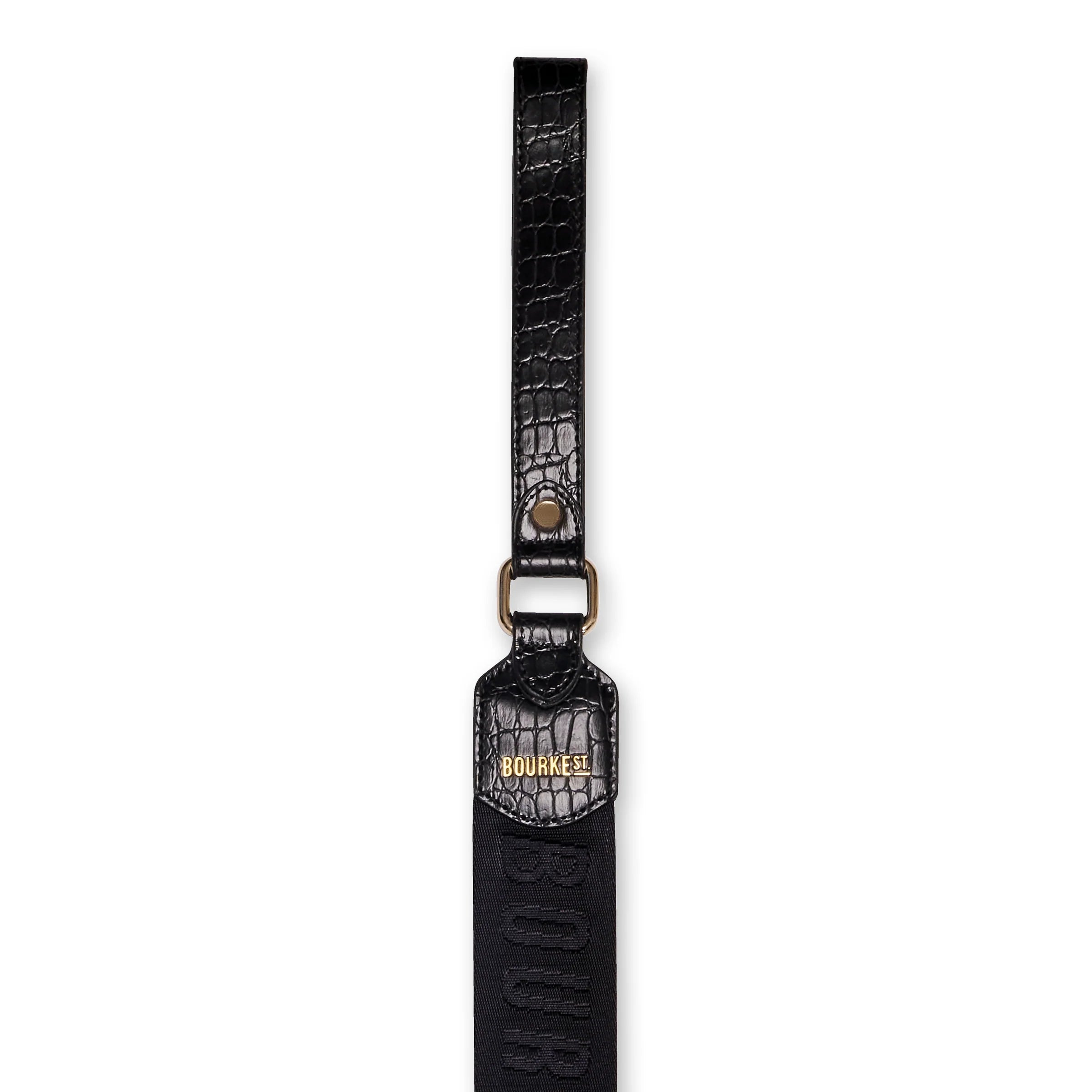 Jacquard Dog Lead - Black