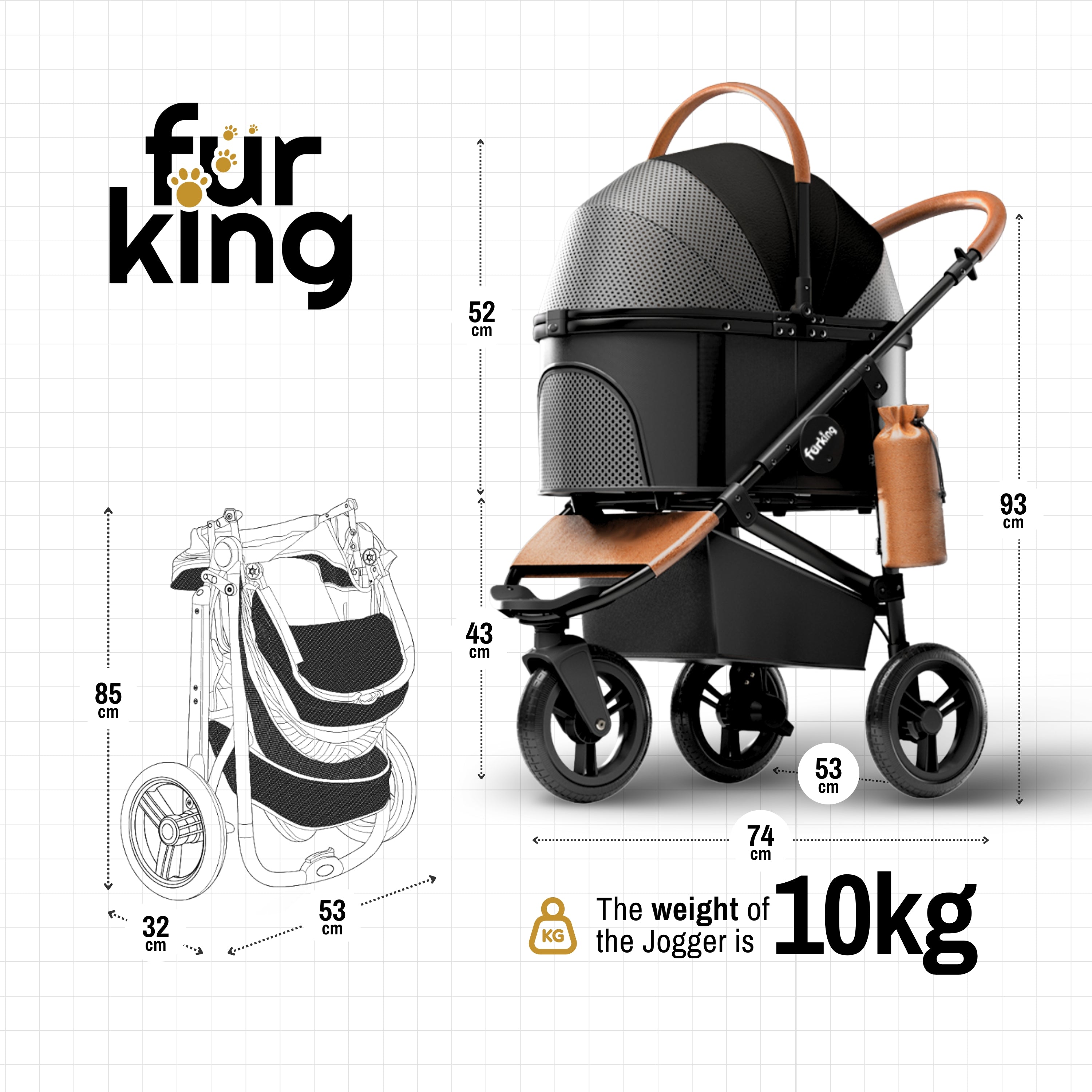 Jogger Dog Pram