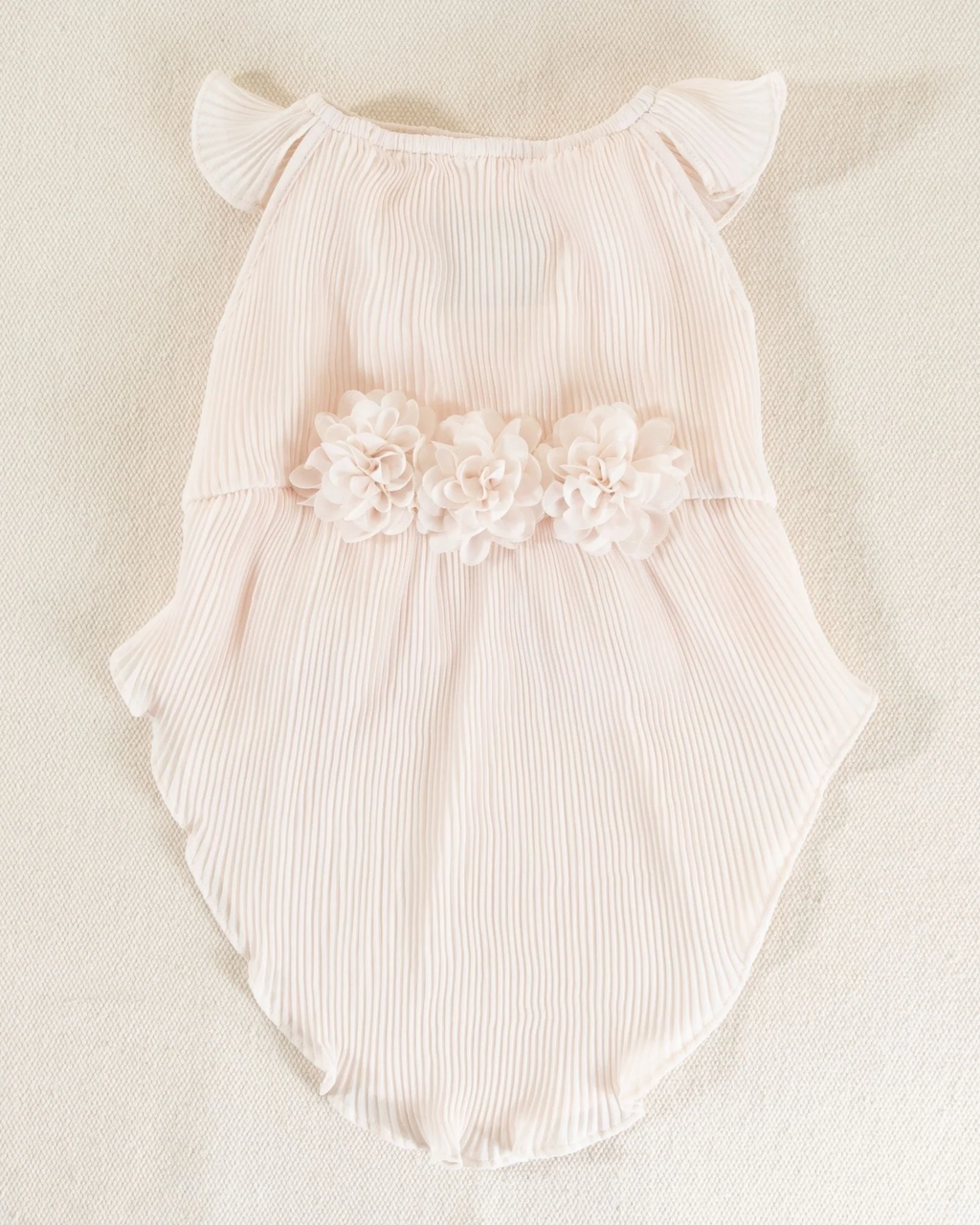 Love Story Petal Pink Pleated Chiffon Dress