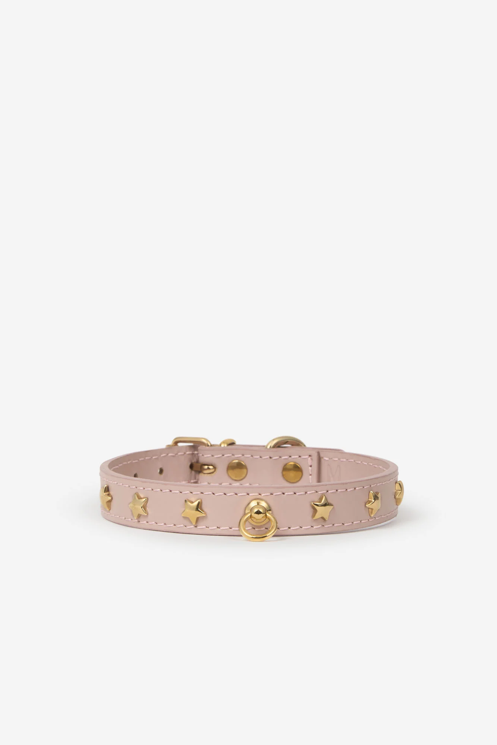 Pink Leather Nara Toy Dog Collar