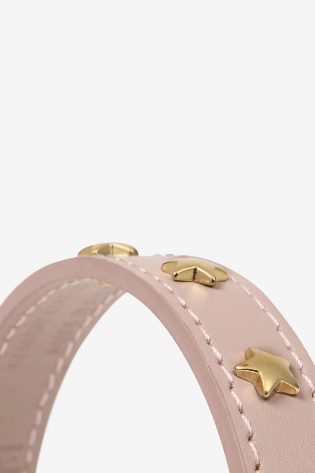 Pink Leather Nara Toy Dog Collar