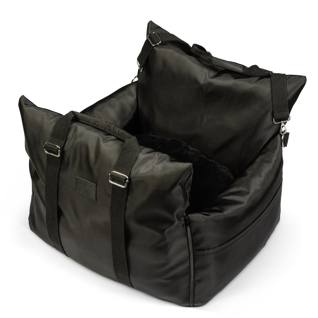 Premium Black Pet Car Seat