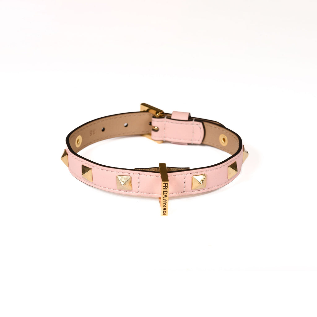 Pyramid Collar Pink