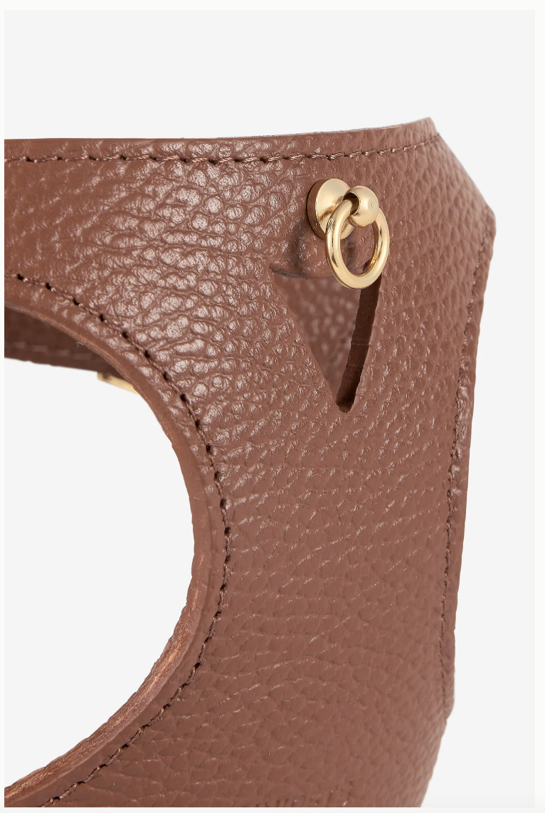Brown Leather Juno Dog Harness